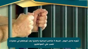 تنويه عاجل اليوم.. ضبط 3 عناصر إجرامية بالمنيا بعد تورطهم في عمليات نصب على المواطنين